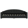 vidaXL Tagesbett Ausziehbar mit Schubladen Schwarz 100x200 cm Stoff