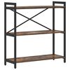 vidaXL B&uuml;cherregal Ger&auml;ucherte Eiche 80 x 30 x 85 cm Holzwerkstoff