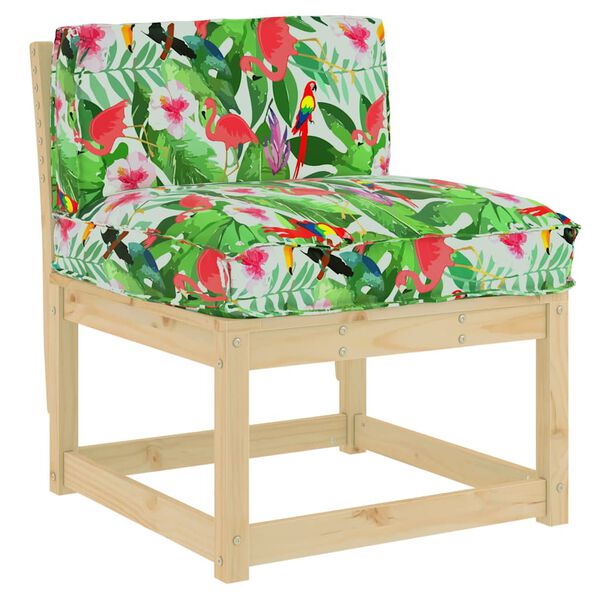 vidaXL Kissen Floral Mehrfarbig 70 x 40 x 12 cm Oxford-Stoff