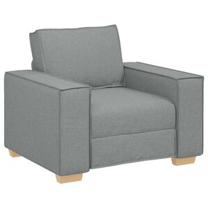 vidaXL Sofa Stuhl Hellgrau 100x78x84 cm Stoff