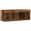 vidaXL TV-Schrankset mit LED Altholz 80 x 30 x 30 cm Holzwerkstoff