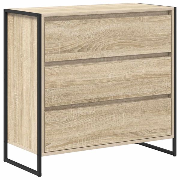 vidaXL Sideboard mit Schubladen Sonoma 79 x 36 x 75.5 cm Holzwerkstoff