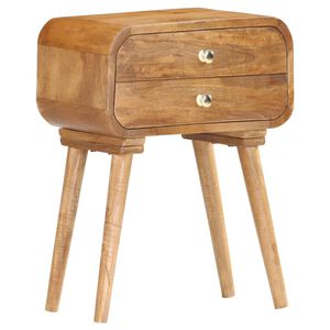 vidaXL Nachttisch 43&times;30&times;58 cm Massivholz Mango