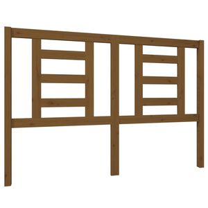 vidaXL Kopfteil Honigbraun 146x4x100 cm Massivholz Kiefer
