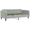 vidaXL Tagesbett Hellgrau 100x190 cm Samt