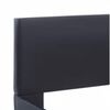 vidaXL Bettgestell mit LED Schwarz Kunstleder 140&times;200 cm