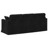 vidaXL Sofa Schwarz Gesamtabmessungen: 198 x 78 x 80 cm (B x T x H)