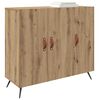 vidaXL Sideboard Artisan-Eiche 89,5 x 34 x 80 cm Holzwerkstoff