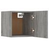 vidaXL TV-Wandschrank-Set Grau Sonoma Holzwerkstoff