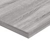 vidaXL Wandregale 4 Stk. Grau Sonoma 40x30x1,5 cm Holzwerkstoff
