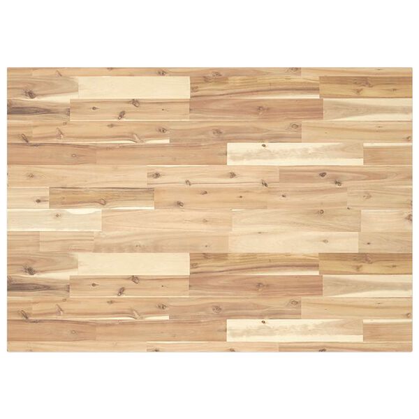 vidaXL Schreibtischplatte Unbehandelt 80x70x2 cm Massivholz Akazie