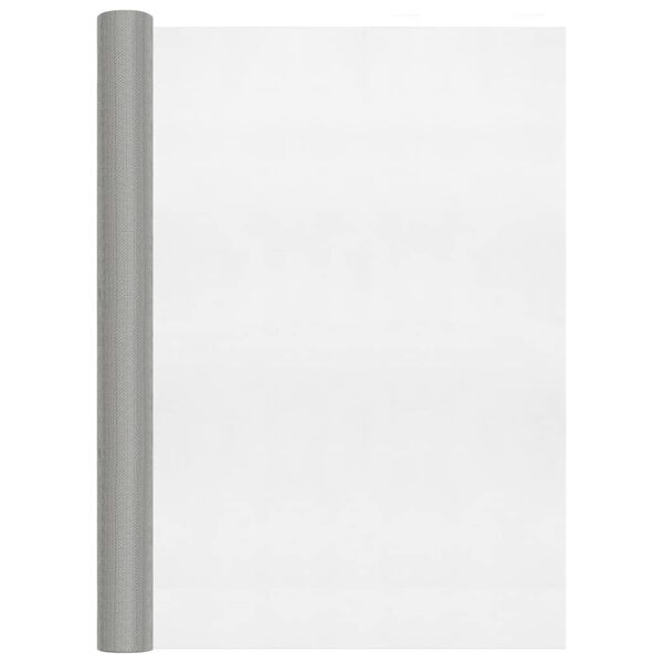 vidaXL Fliegengitter Edelstahl 112x500 cm Silbern