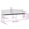 vidaXL Gartenbank 228x59,5x90 cm Massivholz Teak