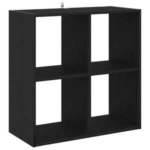 vidaXL B&uuml;cherregal Schwarz Eichen-Optik 68,5 x 32 x 68,5 cm