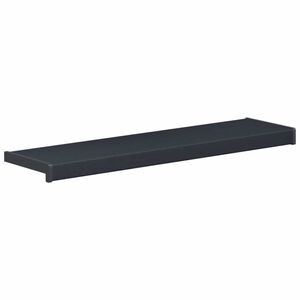 vidaXL Fensterbank Anthrazit mit Holzmaserung 60 x 25 x 4,5 cm PVC