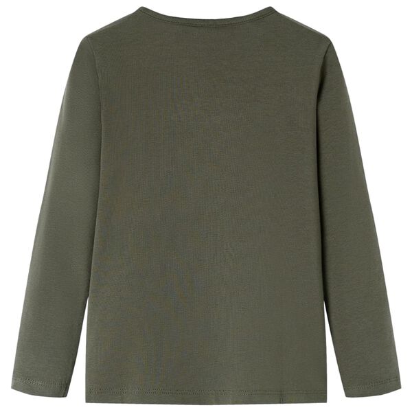 Kinder-Langarmshirt Khaki 128