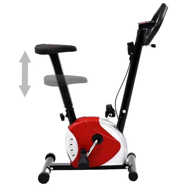 vidaXL Heimtrainer mit Riemenantrieb Rot