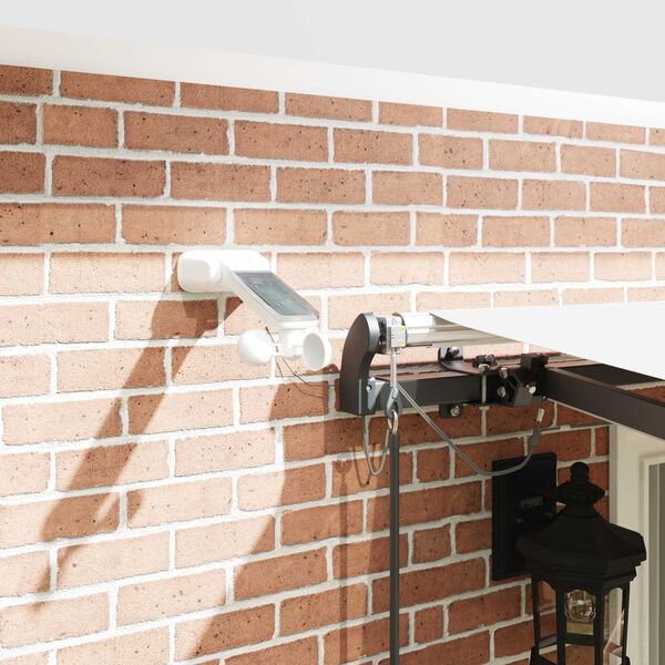 vidaXL Markisenstoff mit Wei&szlig; 400 x 300 cm Polyester