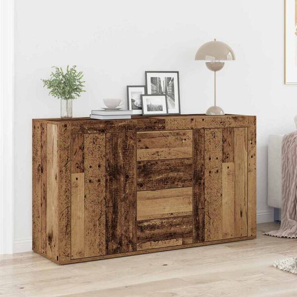 vidaXL Sideboard mit Schubladen Altholz 120 x 36 x 69 cm Holzwerkstoff