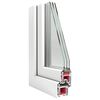 vidaXL Kellerfenster RISOR 60x60 cm Dreh Kipp DIN Links Weiß