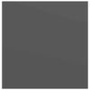 vidaXL Schweberegale 4 Stk. Hochglanz-Grau 23x23,5x3,8 cm MDF