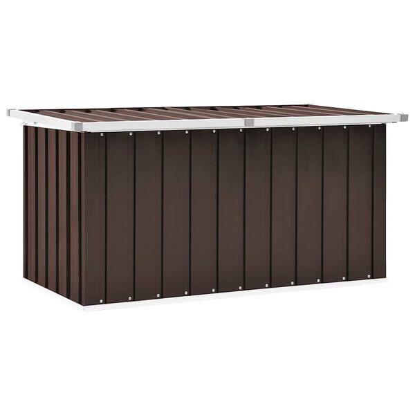 vidaXL Garten-Aufbewahrungsbox Braun 129 x 67 x 65 cm