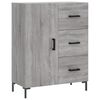 vidaXL Highboard Grau Sonoma 69,5x34x180 cm Holzwerkstoff