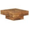vidaXL Couchtisch Altholz Massiv 70x70x30 cm