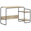 vidaXL Schreibtisch mit Stauraum Sonoma-Eiche 131,5 x 50 x 75,5 cm