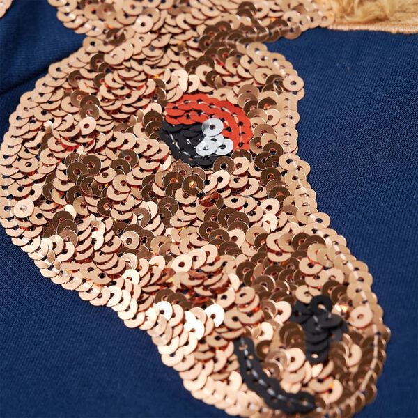 Kinder-Sweatshirt Marineblau 128