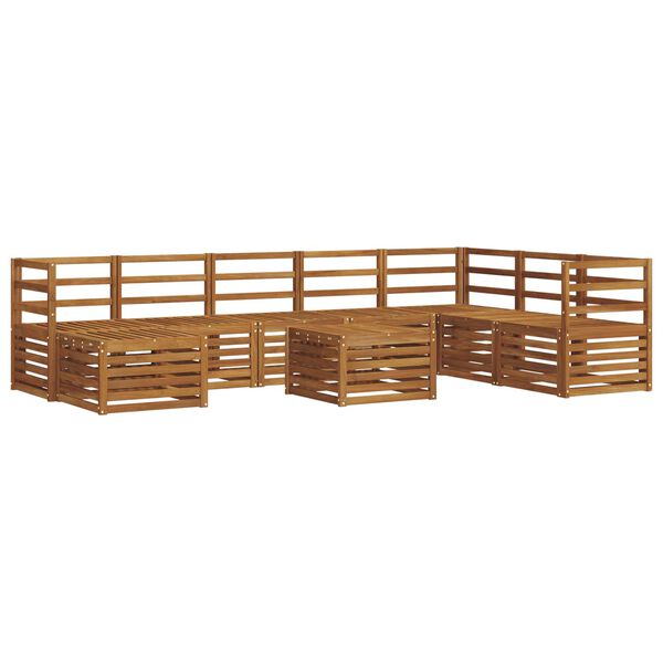 vidaXL Sofagarnituren Natur Massivholz Akazie