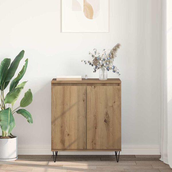 vidaXL Sideboard Artisan-Eiche 60 x 35 x 70 cm Holzwerkstoff
