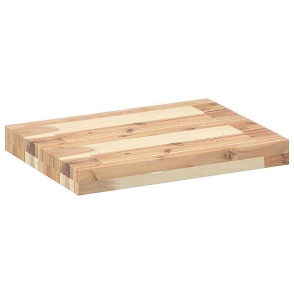 vidaXL Schweberegale 4 Stk. 40x30x4 cm Massivholz Akazie Unbehandelt