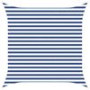 vidaXL Sonnensegel Blau und Wei&szlig; 3 x 3 m 100 % Polyester Oxford