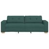 vidaXL 3-Sitzer-Sofa Dunkelgr&uuml;n 180 cm Stoff