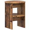vidaXL Seitenschrank Altholz &Oslash;40 x 50 cm Holzwerkstoff