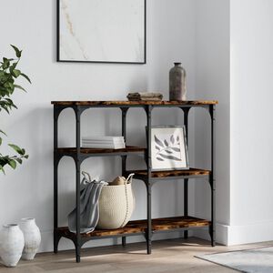 vidaXL Konsolentisch R&auml;uchereiche 80x29x75 cm Holzwerkstoff