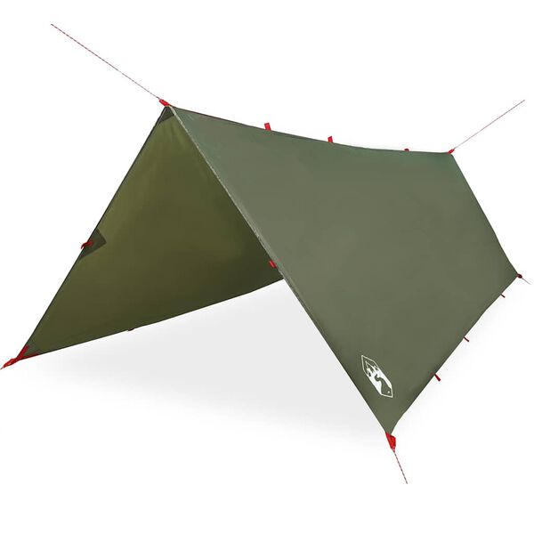 vidaXL Tarp Olivgrün 406x306 cm Wasserdicht