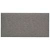 vidaXL Wandkopfteilen 12 pcs Hellgrau 30 x 15 cm Stoff