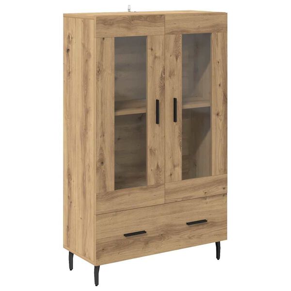 vidaXL Highboard Artisan-Eiche 69,5 x 31 x 115 cm Holzwerkstoff