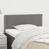 vidaXL Kopfteil Dunkelgrau 90x5x78/88 cm Stoff