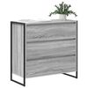 vidaXL Sideboard Graues Sonoma 79 x 36 x 75.5 cm Holzwerkstoff