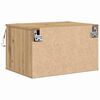 vidaXL Wandmontiertes Nachttischchen Artisan-Eiche 50 x 36 x 30 cm