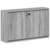 vidaXL Wandmontierter Schuhschrank ALKMAAR 71 x 17 x 43 cm Sonoma-Grau