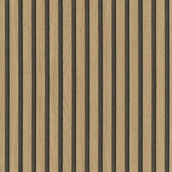 Noordwand Tapete Botanica Wooden Slats Braun und Eichen-Optik
