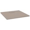 vidaXL Duschwanne SMC Braun 90x90 cm