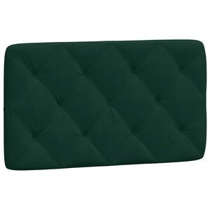 vidaXL Kopfteil-Kissen Dunkelgr&uuml;n 80 cm Samt
