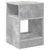 vidaXL Beistelltisch 2 pcs Beton Grau 30,5 x 30 x 45 cm Holzwerkstoff