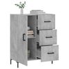vidaXL Sideboard Betongrau 69,5x34x90 cm Holzwerkstoff