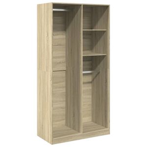 vidaXL Kleiderschrank Sonoma-Eiche 100x50x200 cm Holzwerkstoff